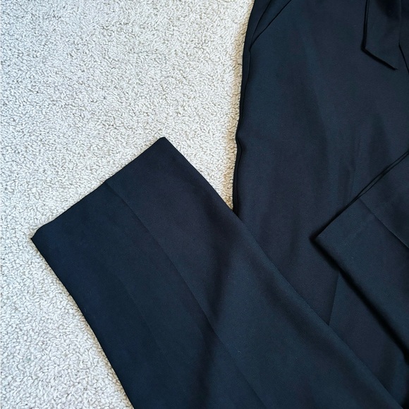 forever 21 black pleated paperbag waist trousers - Picture 9 of 14